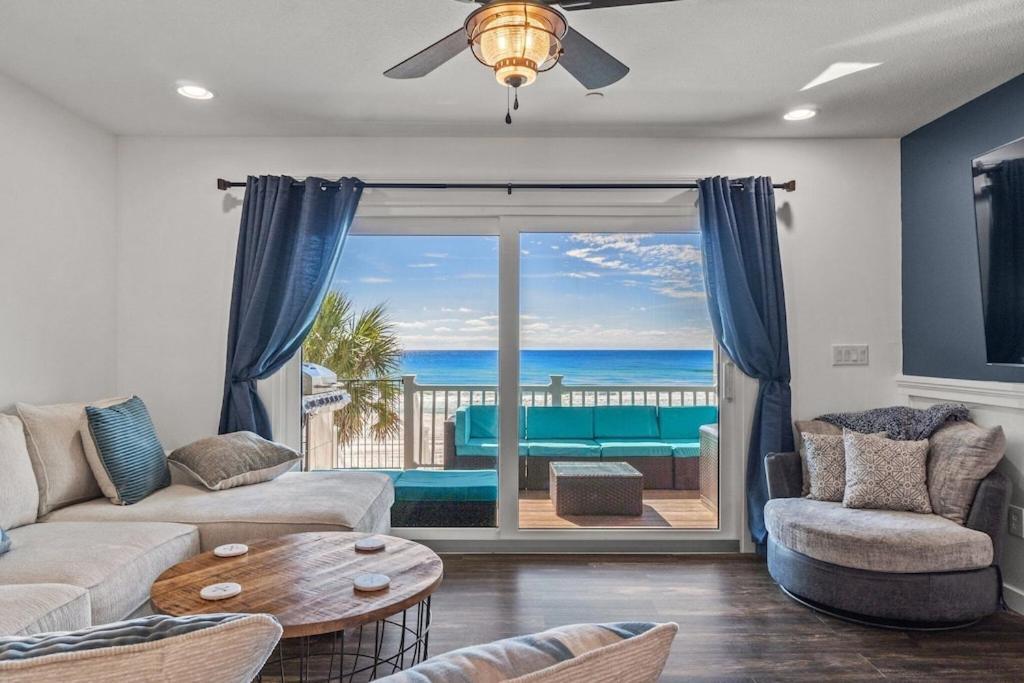 Newly Remodeled Beachfront Townhome - Sleeps 14 Panama City Beach Eksteriør billede