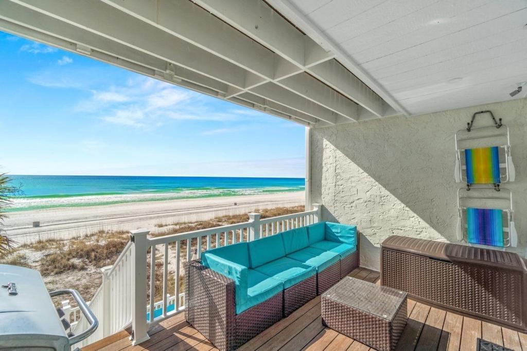 Newly Remodeled Beachfront Townhome - Sleeps 14 Panama City Beach Eksteriør billede