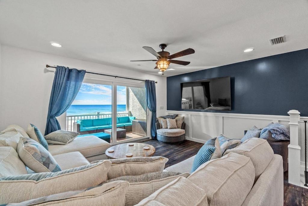 Newly Remodeled Beachfront Townhome - Sleeps 14 Panama City Beach Eksteriør billede